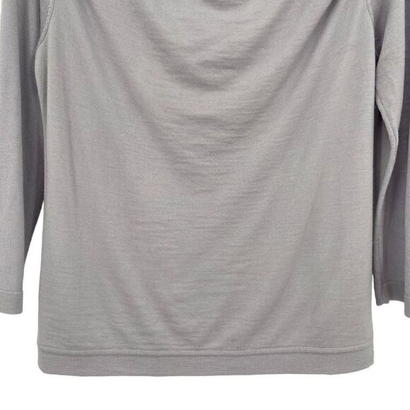 Doncaster Collection Wool Blend Boatneck Sweater Lavender Medium NWT - Picture 4 of 8